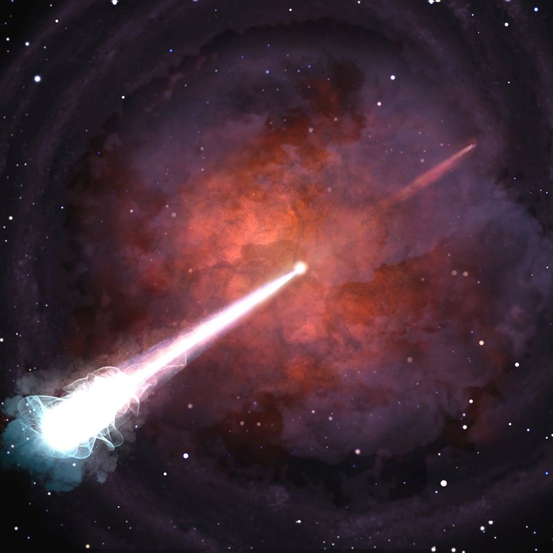 Detectan una fuente constante de neutrinos en la galaxia Messier 77