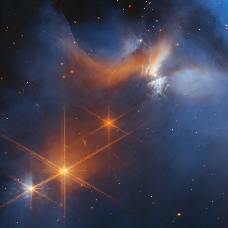 El James Webb descubre hielo y moléculas orgánicas en una nube molecular 