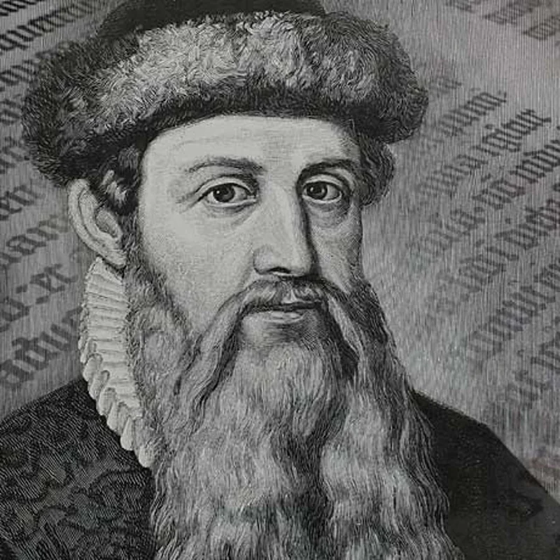 Gutenberg, el padre de la imprenta moderna
