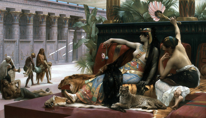 Cleopatra ensayando el veneno_A.Cabanel