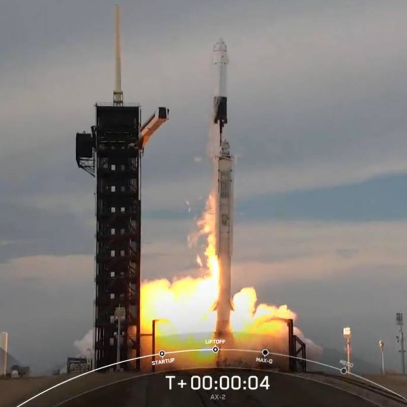 Mira cómo fue el lanzamiento de la Misión AX-2 rumbo a la Estación Espacial Internacional