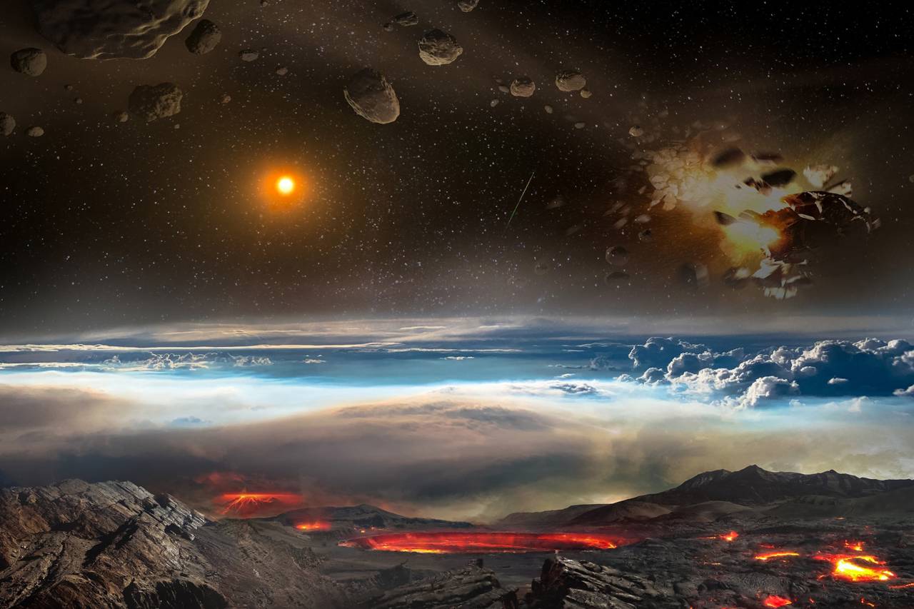 Volcanes y meteoritos: ¿el verdadero origen de la vida?