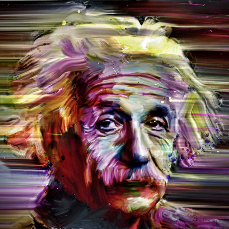 Albert Einstein, teoría de la relatividad, ilustración