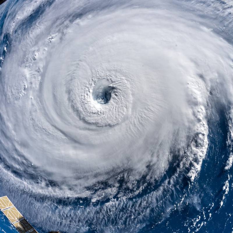 El gigantesco huracán Florence desde espacio