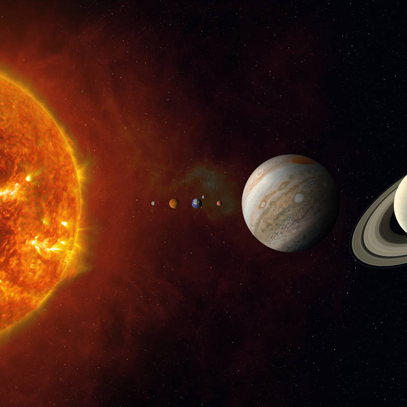 Si te pesases en Júpiter, la báscula marcaría más del doble que en la Tierra 