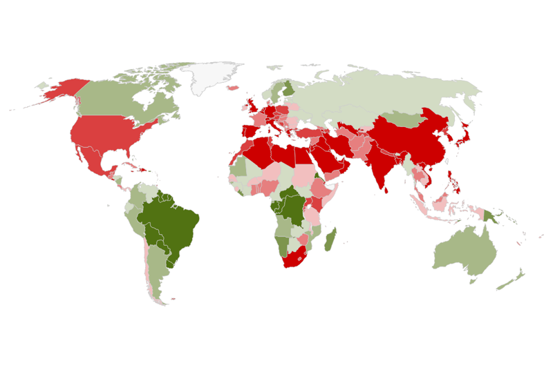 mapa déficit ecológico