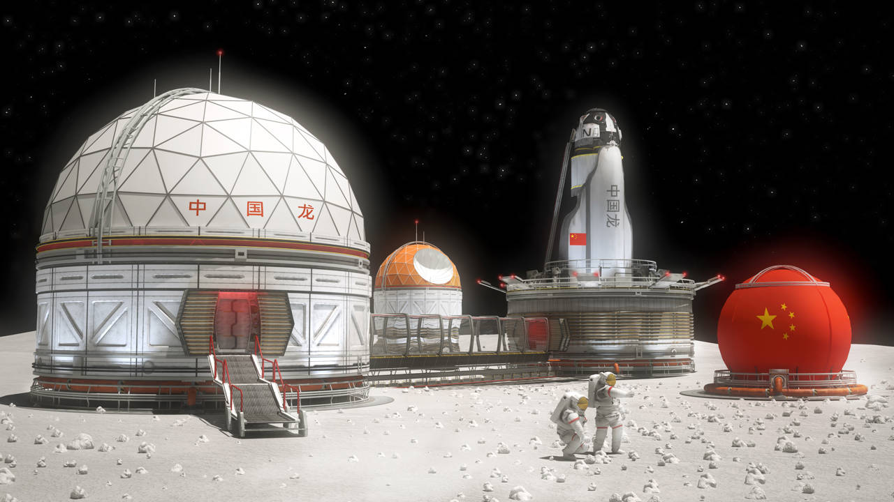 La base lunar china funcionará con energía nuclear