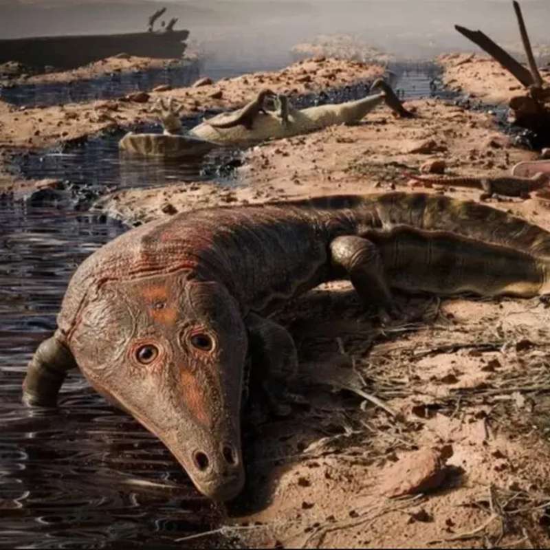Descubren en Brasil un anfibio que sobrevivió a la mayor extinción masiva de la Tierra