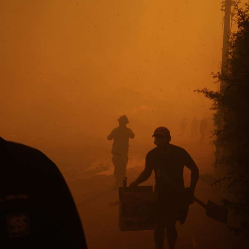 Las imágenes de la devastadora ola de incendios en Chile