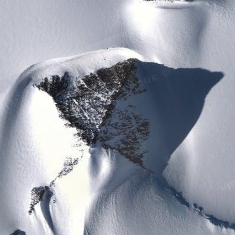 La imagen de la 'pirámide' de la Antártida tiene una explicación científica