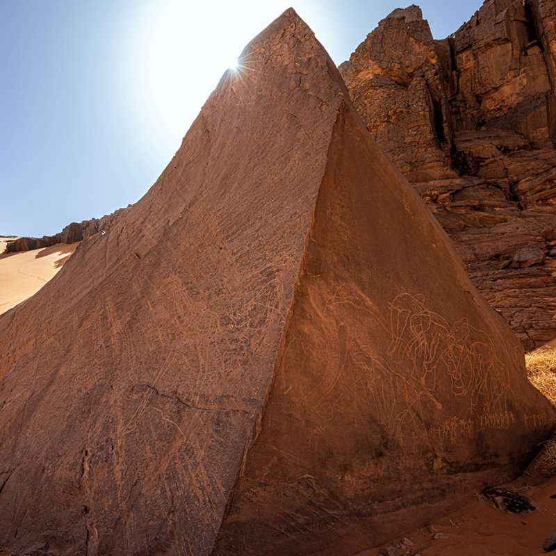El mayor museo de arte rupestre del mundo está en el Sahara argelino