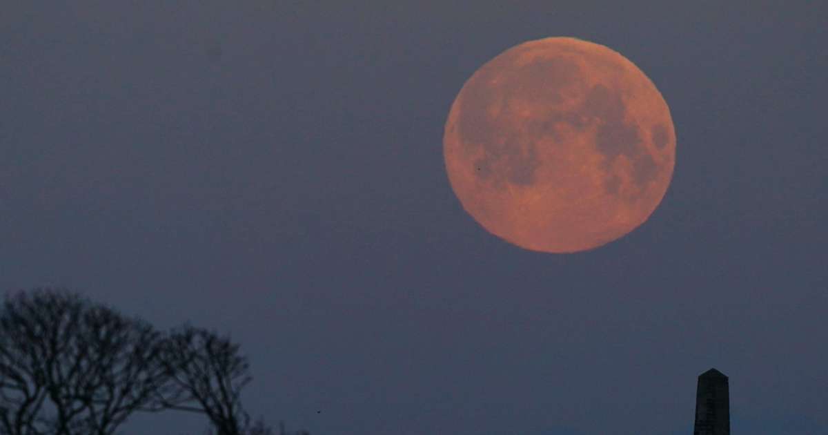 Así se vio la fascinante Luna de Nieve 2024