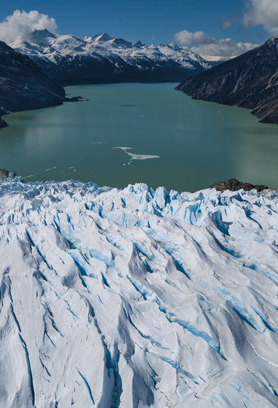 Las impresionantes imágenes de los glaciares chilenos