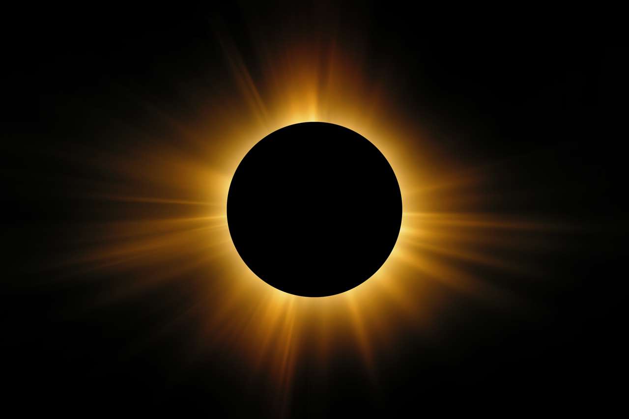 Eclipse solar total.
