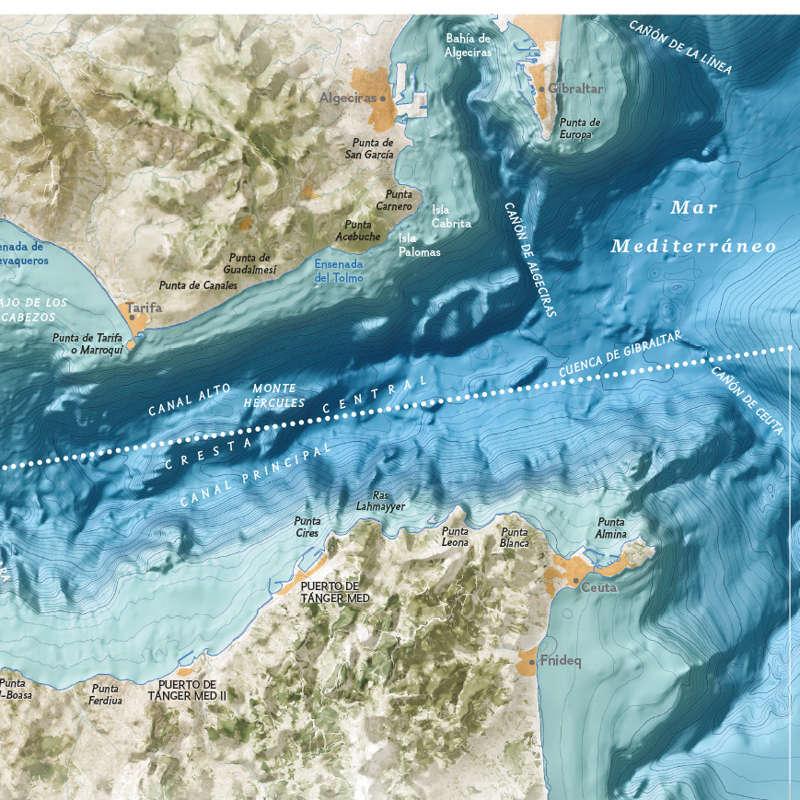 Estrecho de Gibraltar: así se formó la apertura que nutre el Mediterráneo