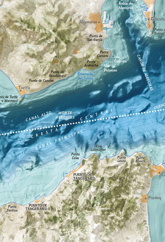 Estrecho de Gibraltar: así se formó la apertura que nutre el Mediterráneo