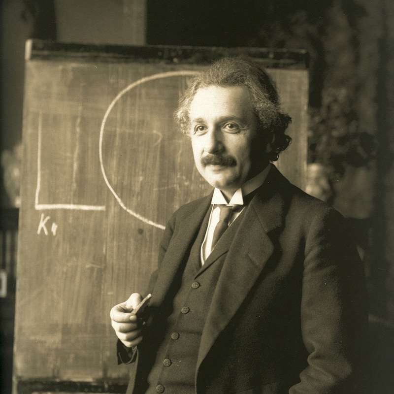 Albert Einstein, autor de la teoría de la relatividad