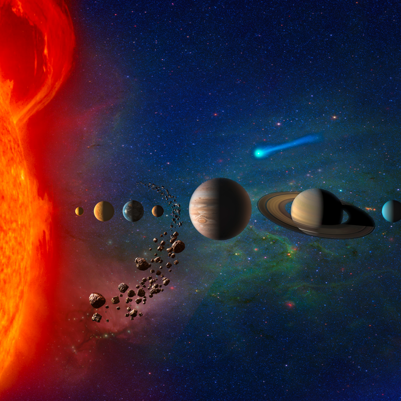 El Sistema Solar, más caótico que estable