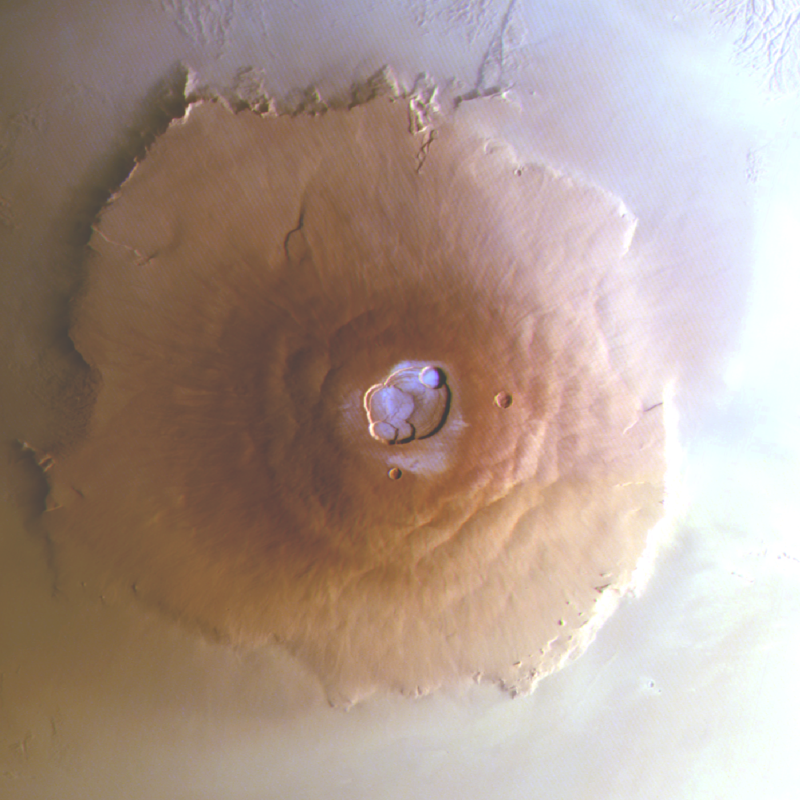 Sorpresa en Marte: Descubren hielo en los volcanes cercanos al ecuador del planeta rojo
