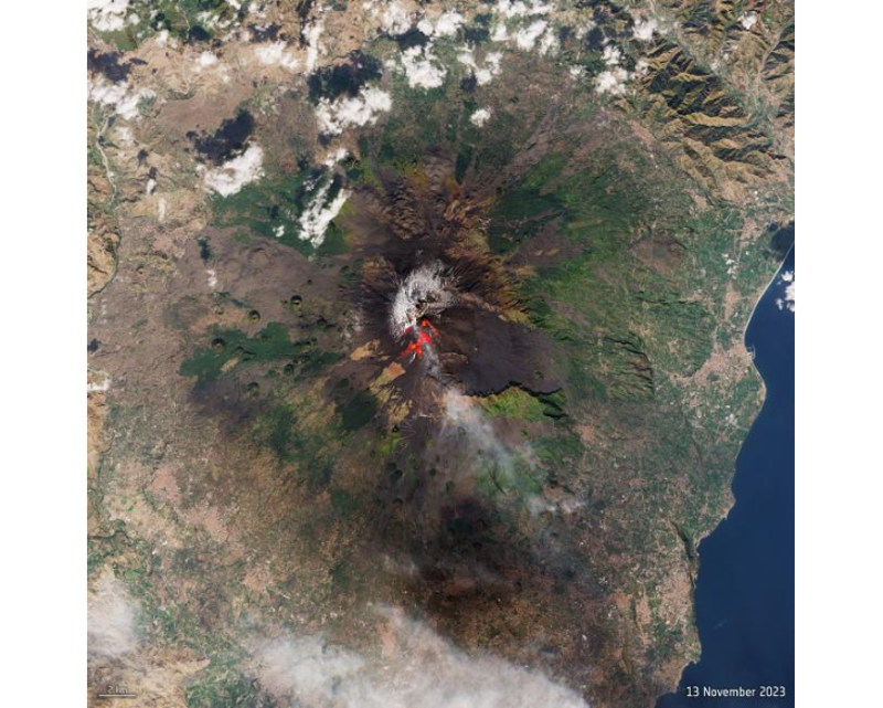 Etna from space