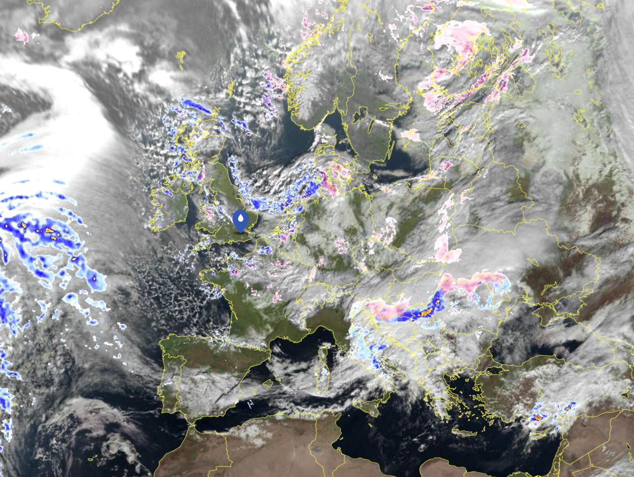 Ciclogénesis satélite Europa