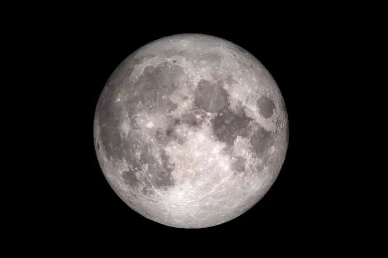 La cara cercana de la Luna 