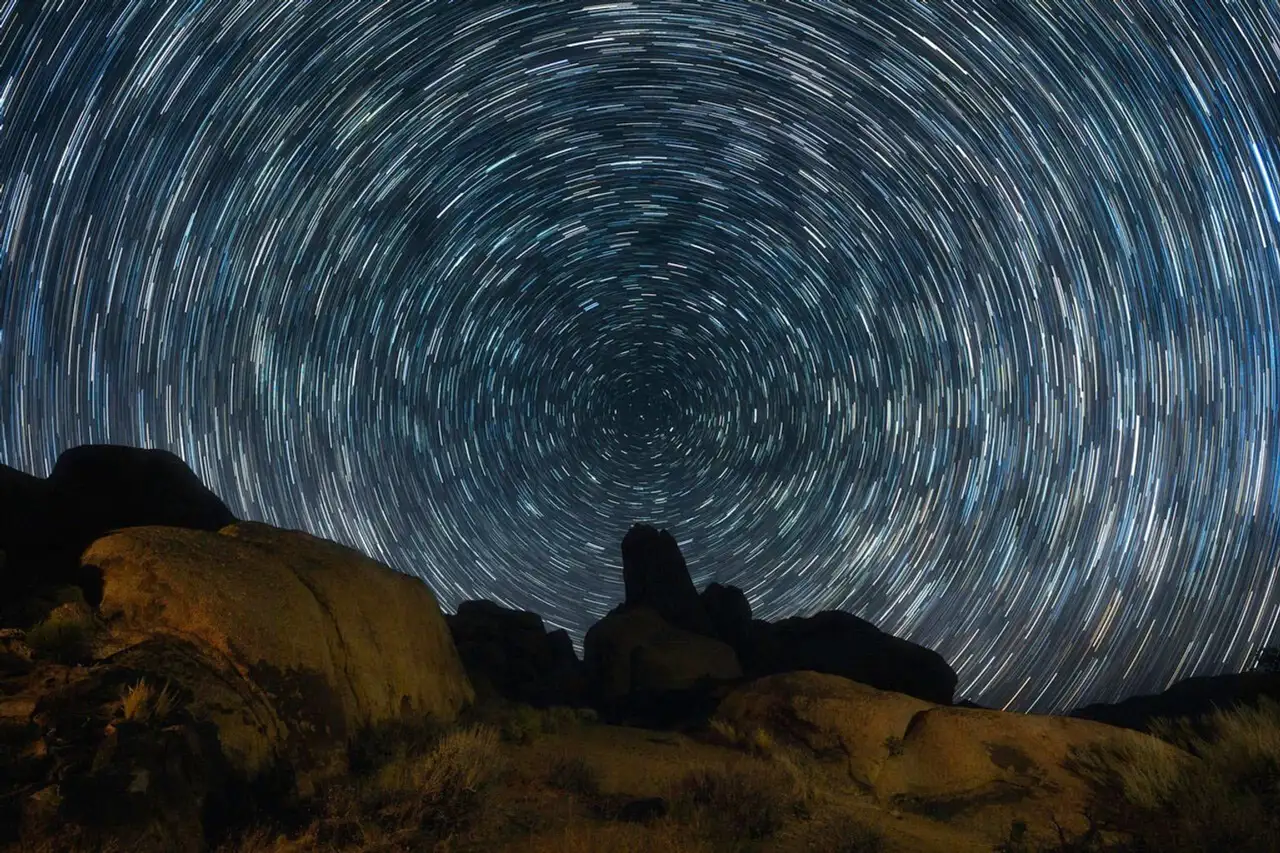 North star star trails Credit Preston Dyches