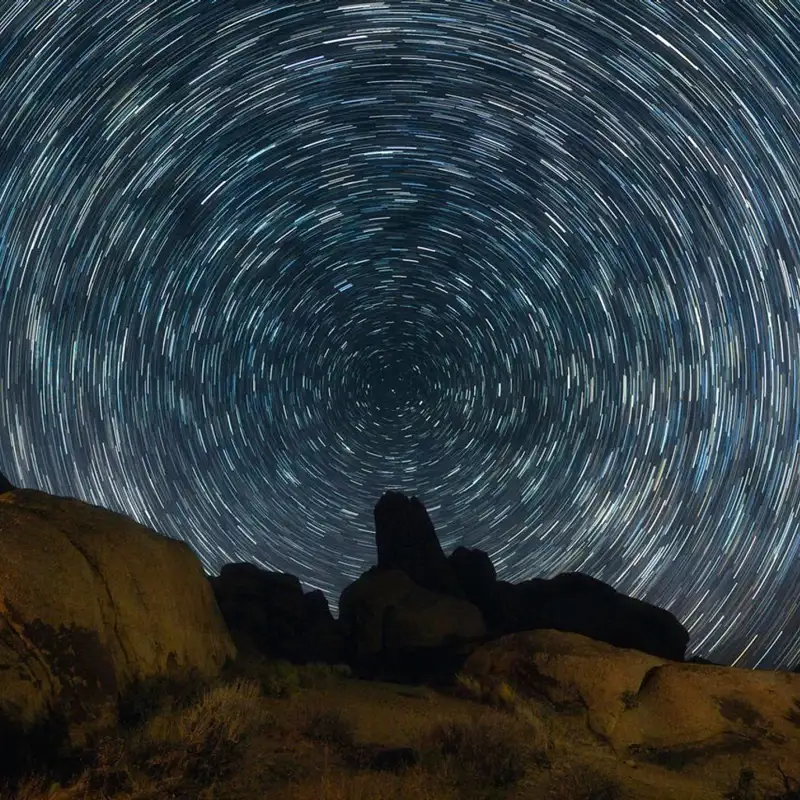 North star star trails Credit Preston Dyches
