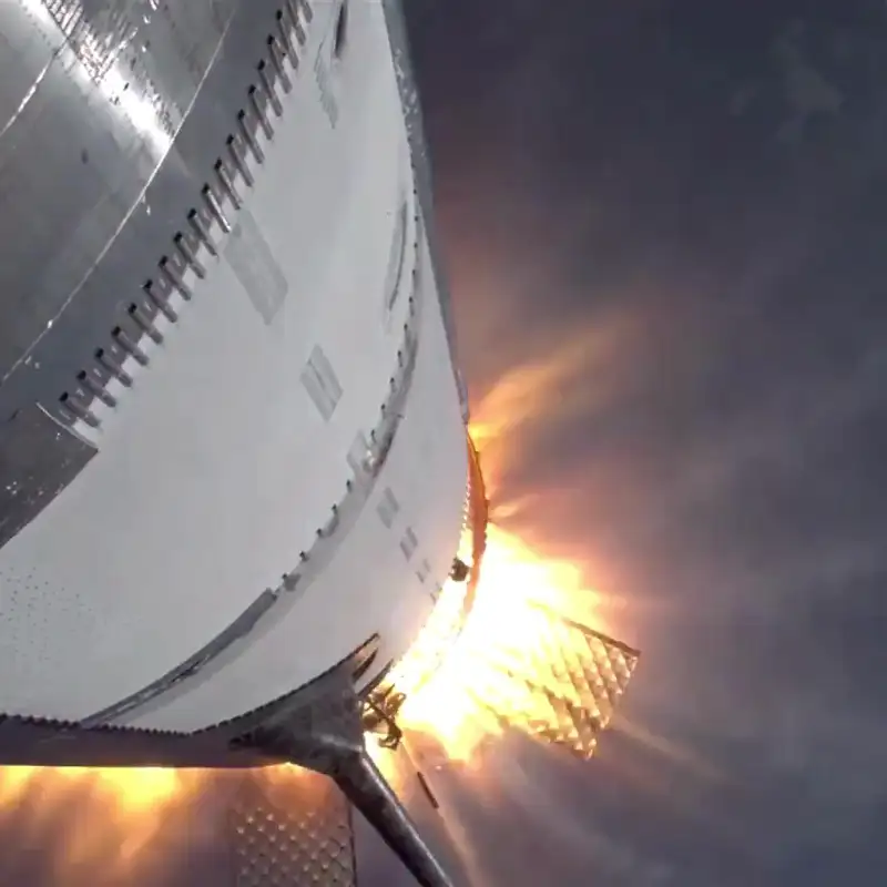Así se vio la explosión del cohete Starship durante su séptima prueba de vuelo