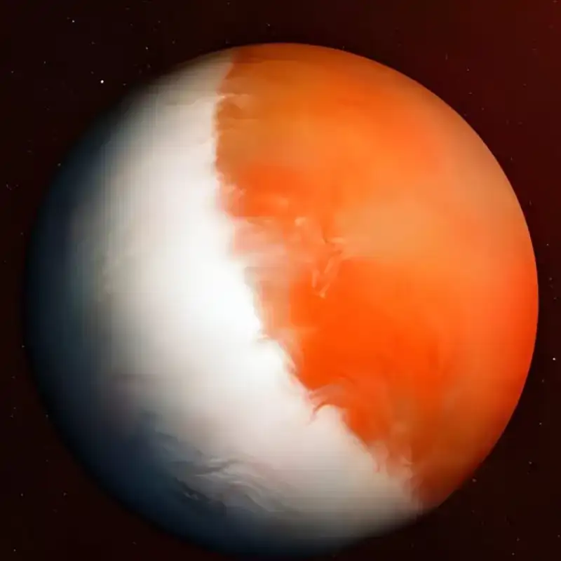¿Calor extremo y nubes reflectantes? Este extraño planeta no debería existir