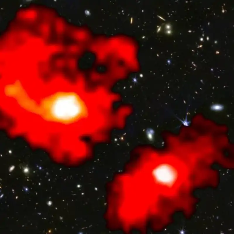 Los "tres monstruos rojos": una nueva mirada al nacimiento de las galaxias