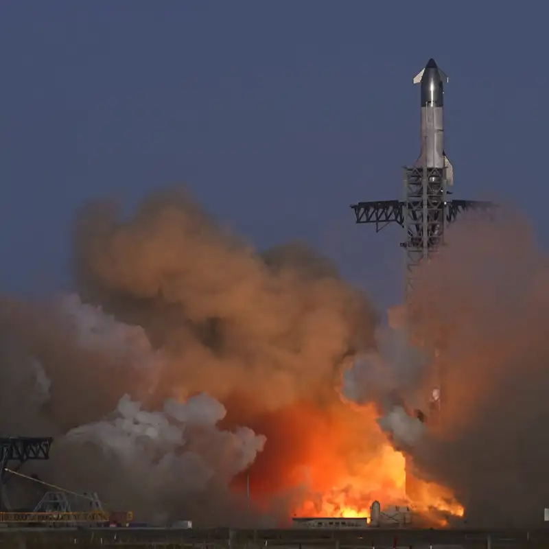Segundo fracaso consecutivo: así se vio la explosión del Starship durante su octava prueba