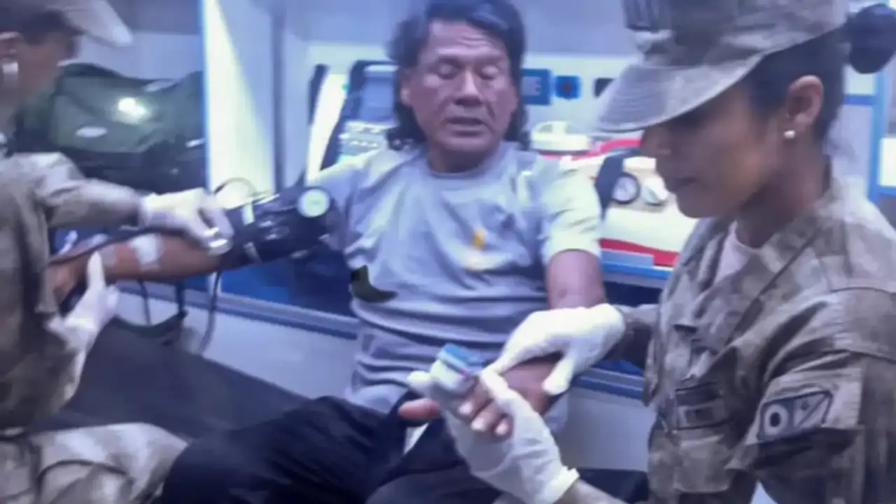 Momento del rescate