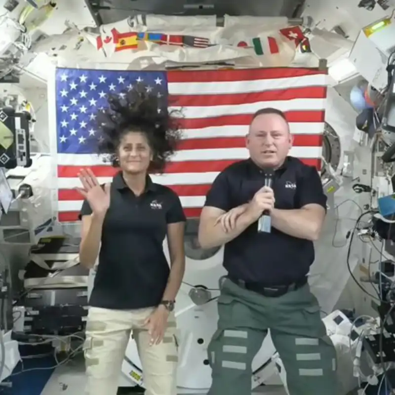 Los astronautas varados en el espacio: ¿quiénes son Butch Wilmore y Suni Williams?