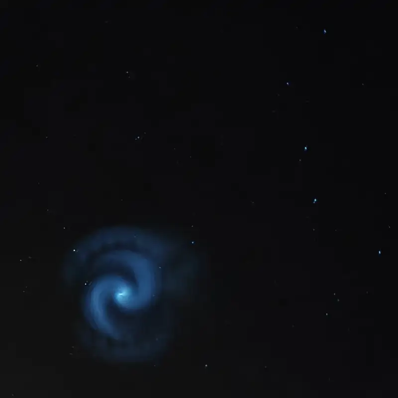 ¿Qué era esa extraña hélice azul que apareció en el cielo nocturno de Europa?