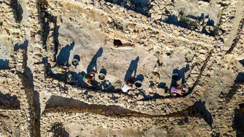 Trabajos arqueológicos