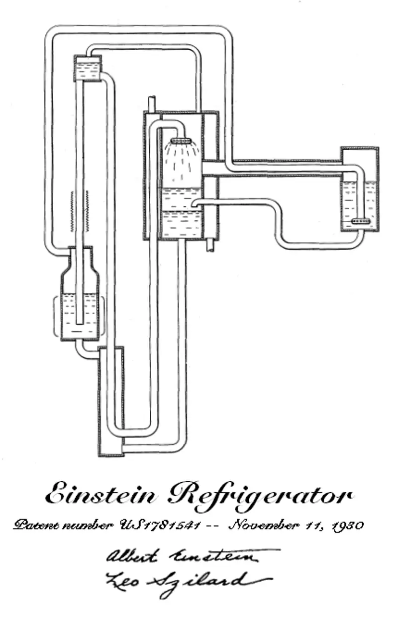 patente refrigerador einstein