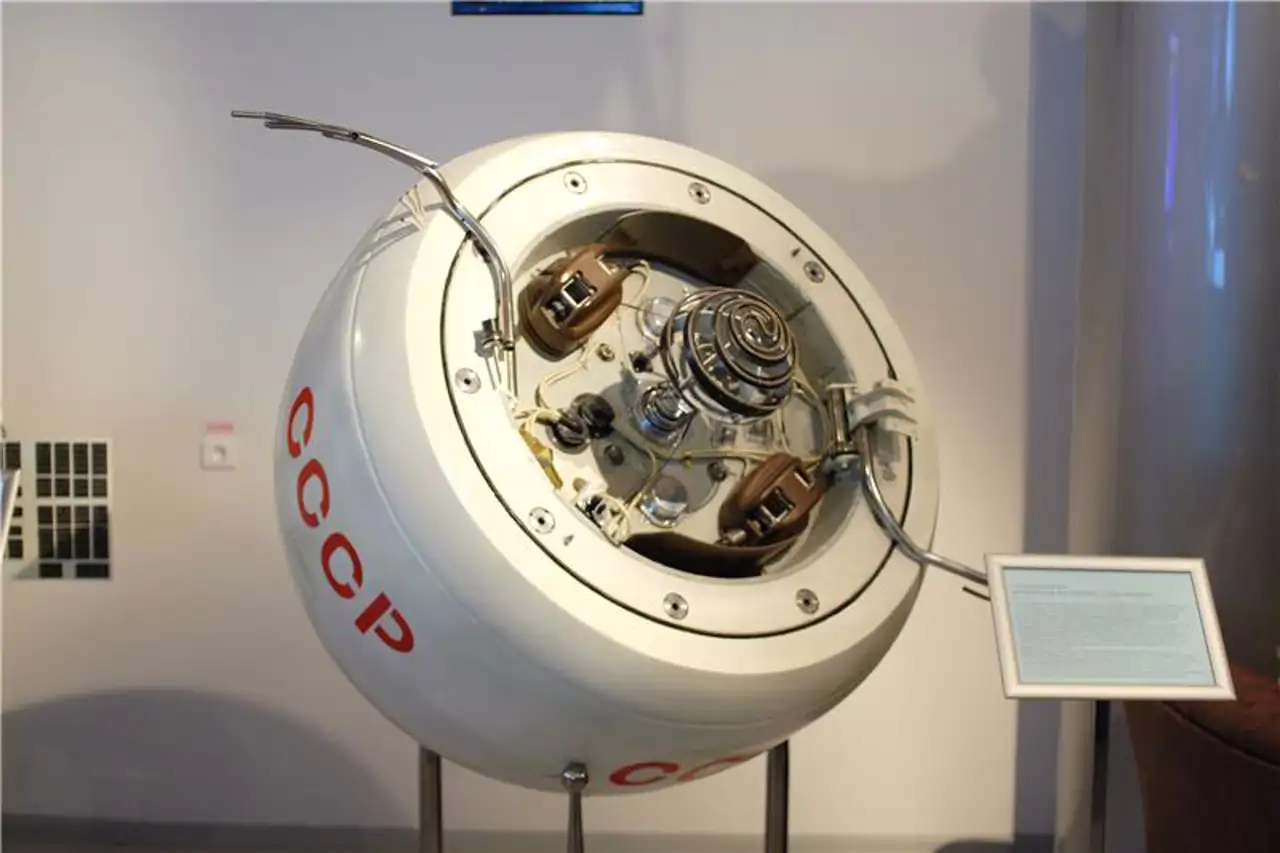 Cápsula Venera en un museo