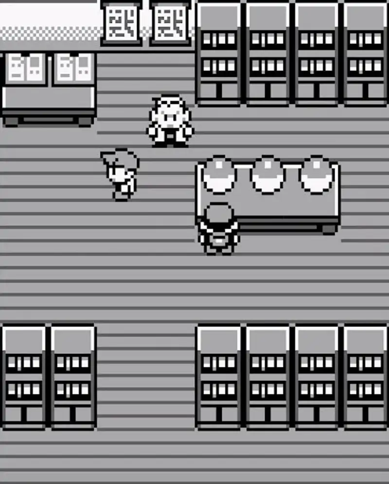 Pokémon Rojo laboratorio Oak