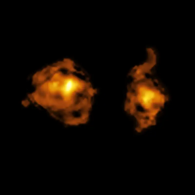 Astrónomos han descubierto una batalla galáctica en el espacio profundo