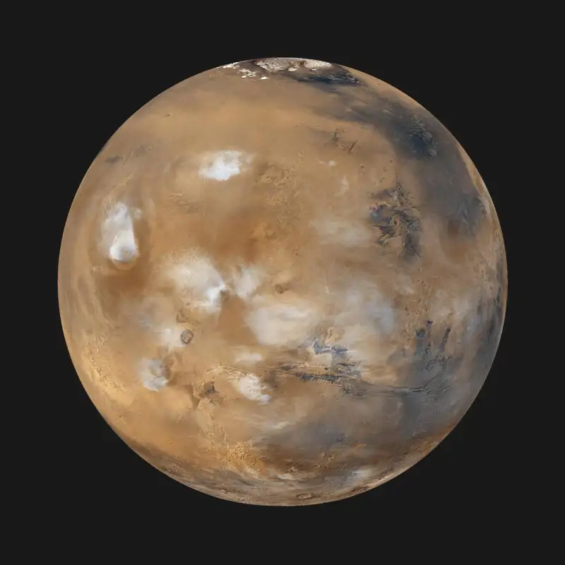 Imagen de Marte captada desde el espacio
