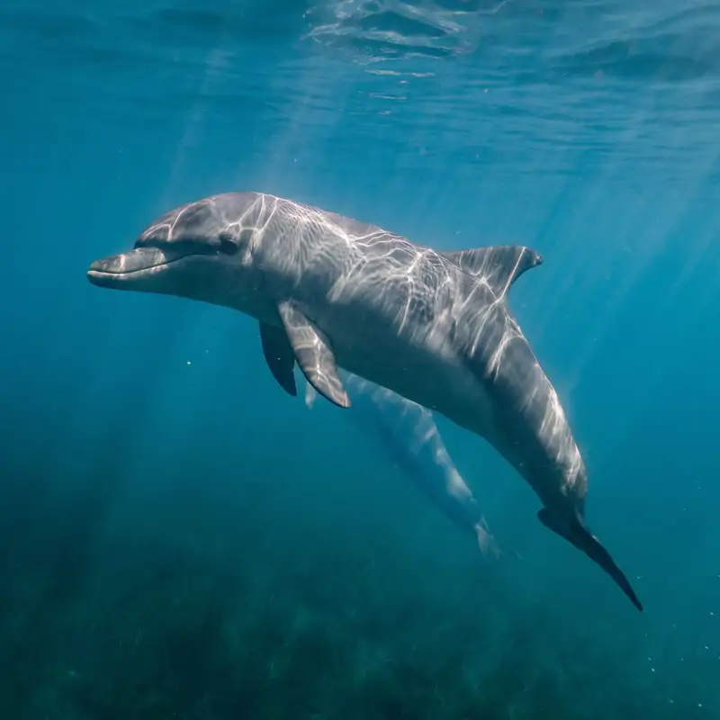 Delfines con 'nariz de payaso': investigan una sofisticada y rara estrategia de caza (que también los protege)