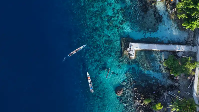 Las aguas del Mar de Banda