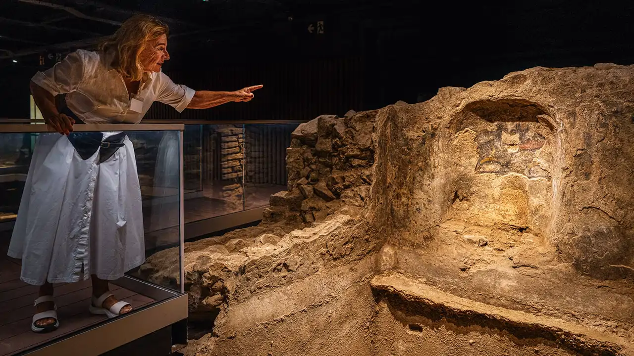 La joya romana hallada bajo el Museo Carmen Thyssen de Málaga
