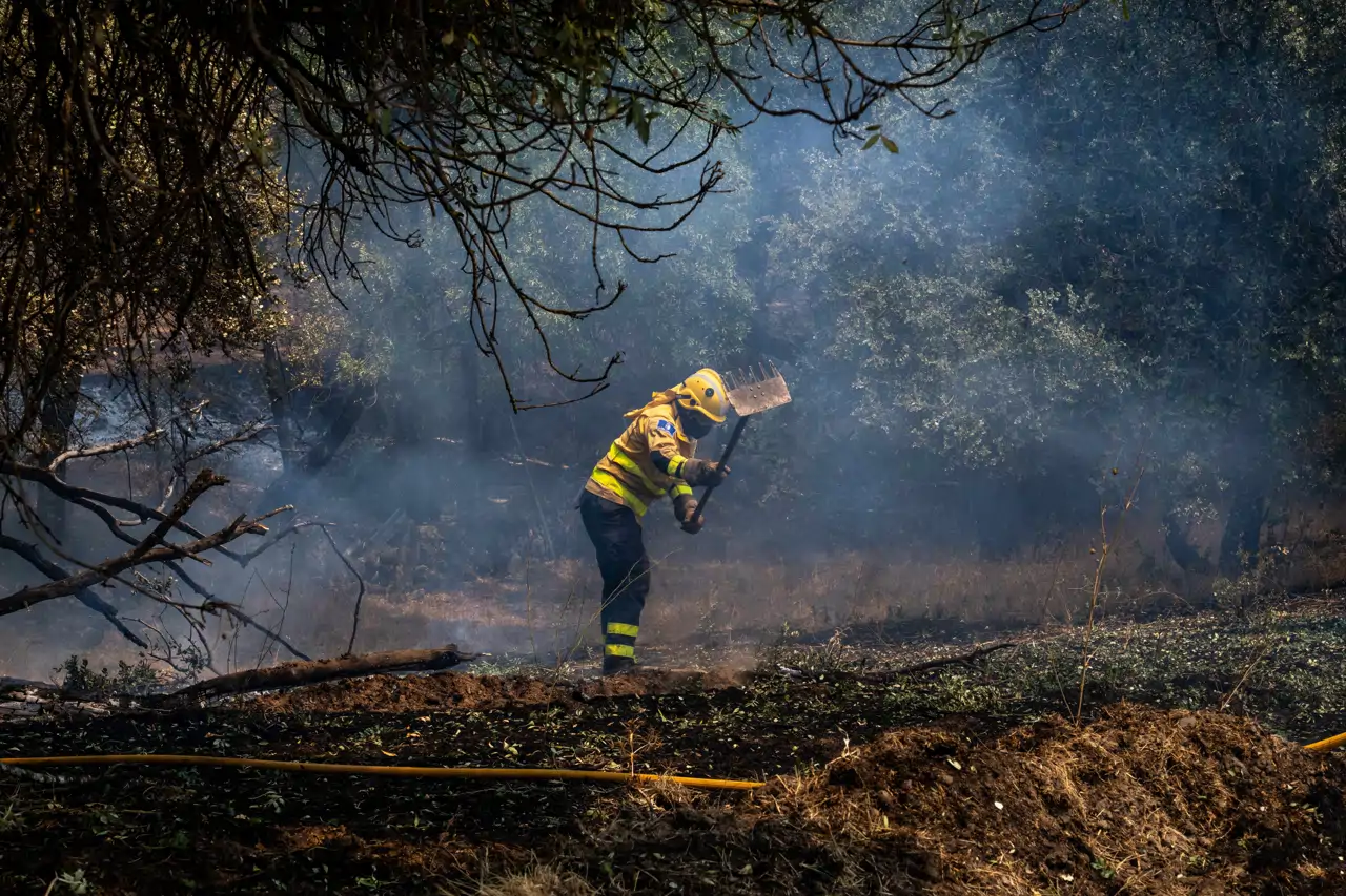 Incendio en Ávila